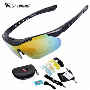 WEST BIKING Polarized Cycling Glasses